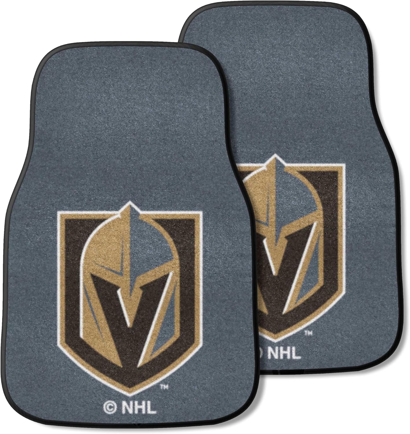 FANMATS NHL Unisex-Adult Front Carpet Car Mat Set - 2 Pieces