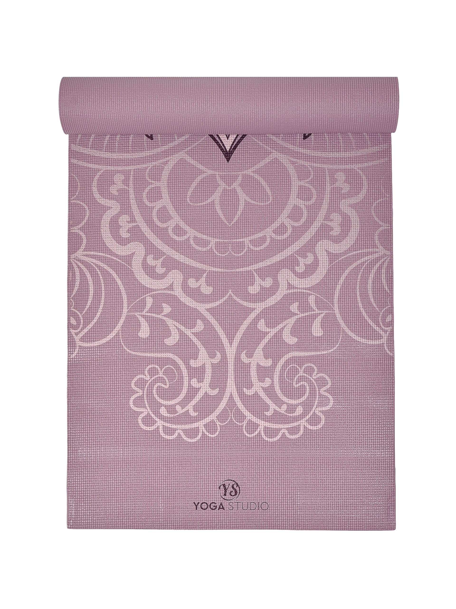 Yoga Studio Tapis de yoga conçu - 183 cm x 61 cm Mandala Mat antidérapant 6 mm Tapis de yoga indéchirable en PVC