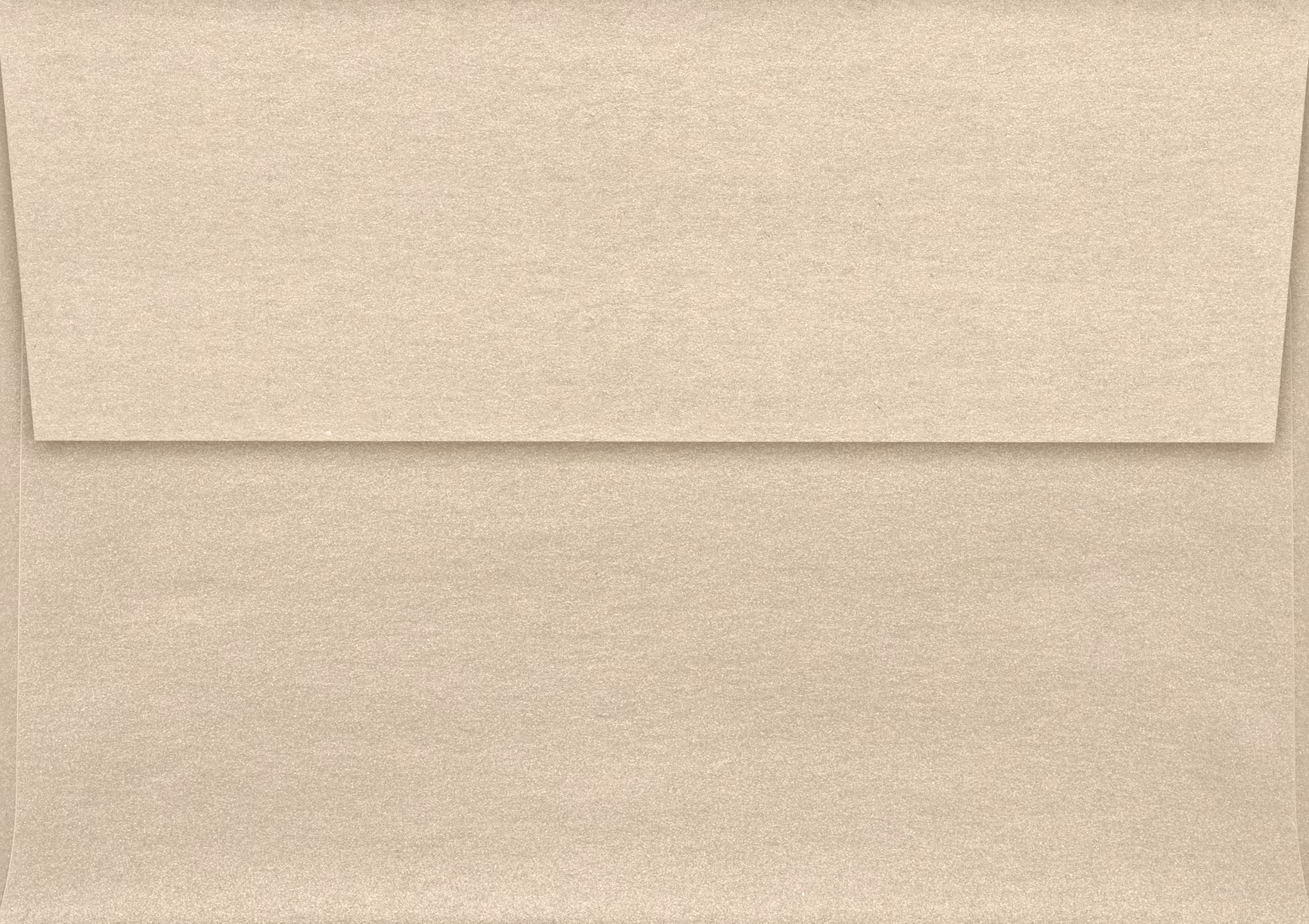 A1 Einladungsumschläge – 3 5/8 X 5 1/8 Zoll (ca. 9,2 X 13 Cm), 50 Stück, In Taupe Metallic