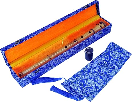 Shakuhachi Pentatonic end-blown flute with natura bell root. KINKO-ryu Key of E 1.6 feet, 20.1inch, good forseasoned flautist.Play Sea of SpringNaruto Play Jazz