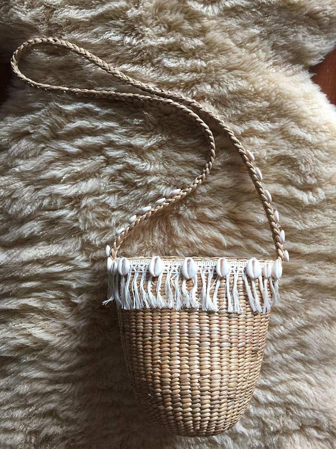 small straw purse