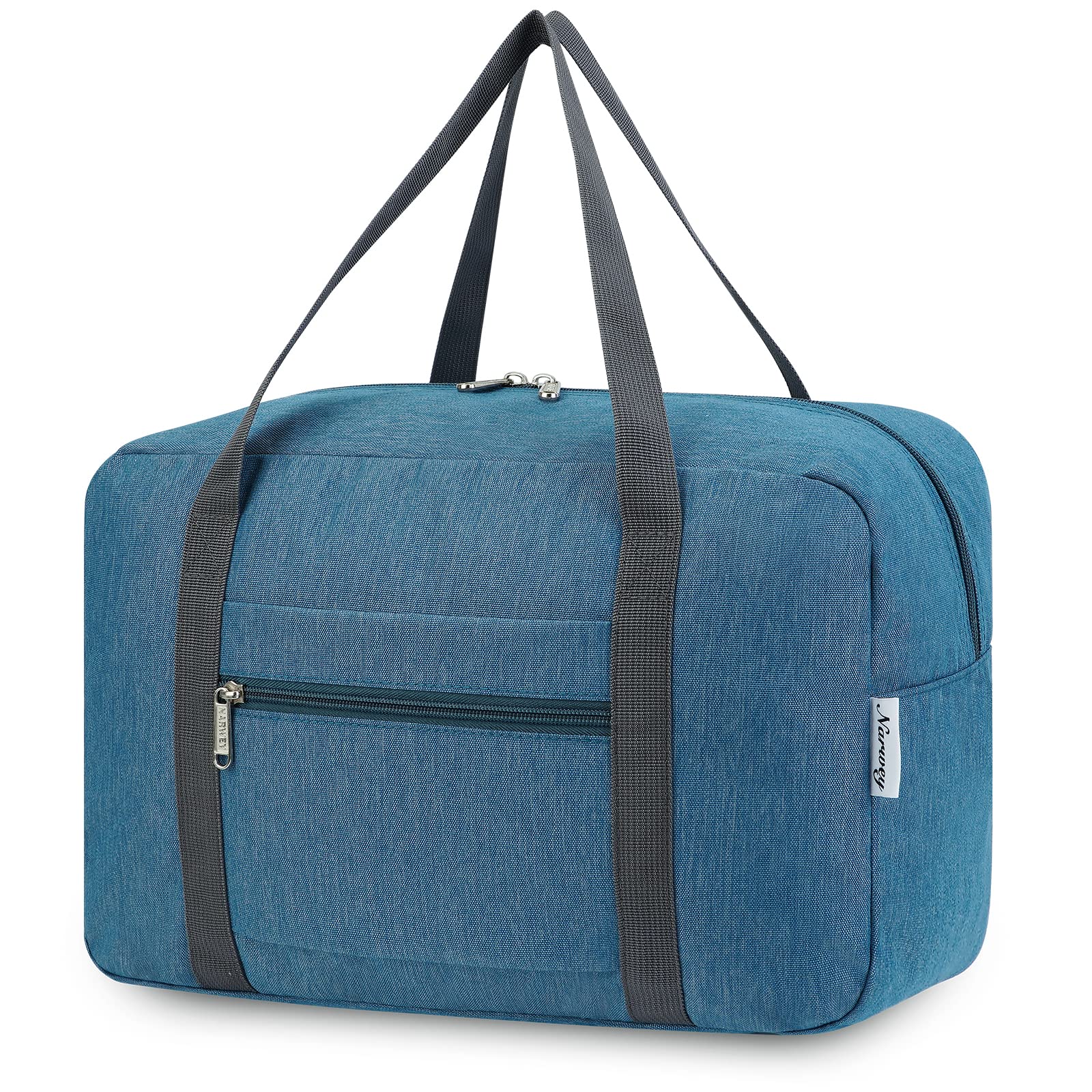 Narwey Bolsa de Viaje 20L Equipaje de Mano 40x30x20 Ryanair Cabin Bag Bolsa de Mano Avion Bolso de Viaje Plegable Bolsa de Deporte Fin de Semana Ligera con Correa de Hombro (Negro)