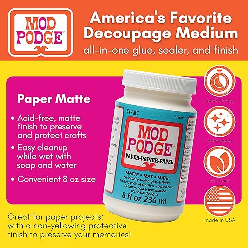 Miniatura 3 de Mod Podge - Sellador a base de agua, pegamento y acabado para papel