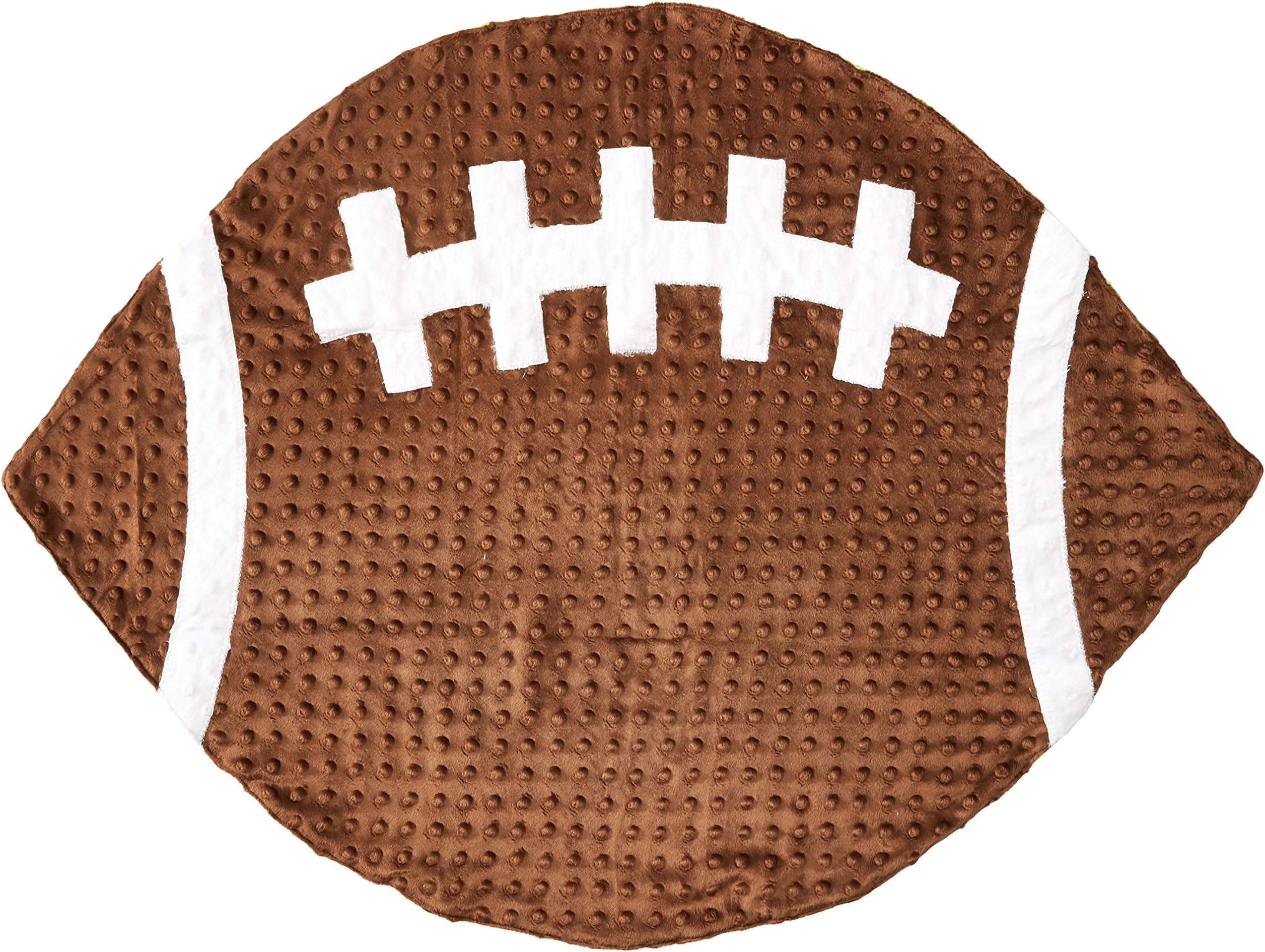 Mud Pie Football Blanket Stroller Brown
