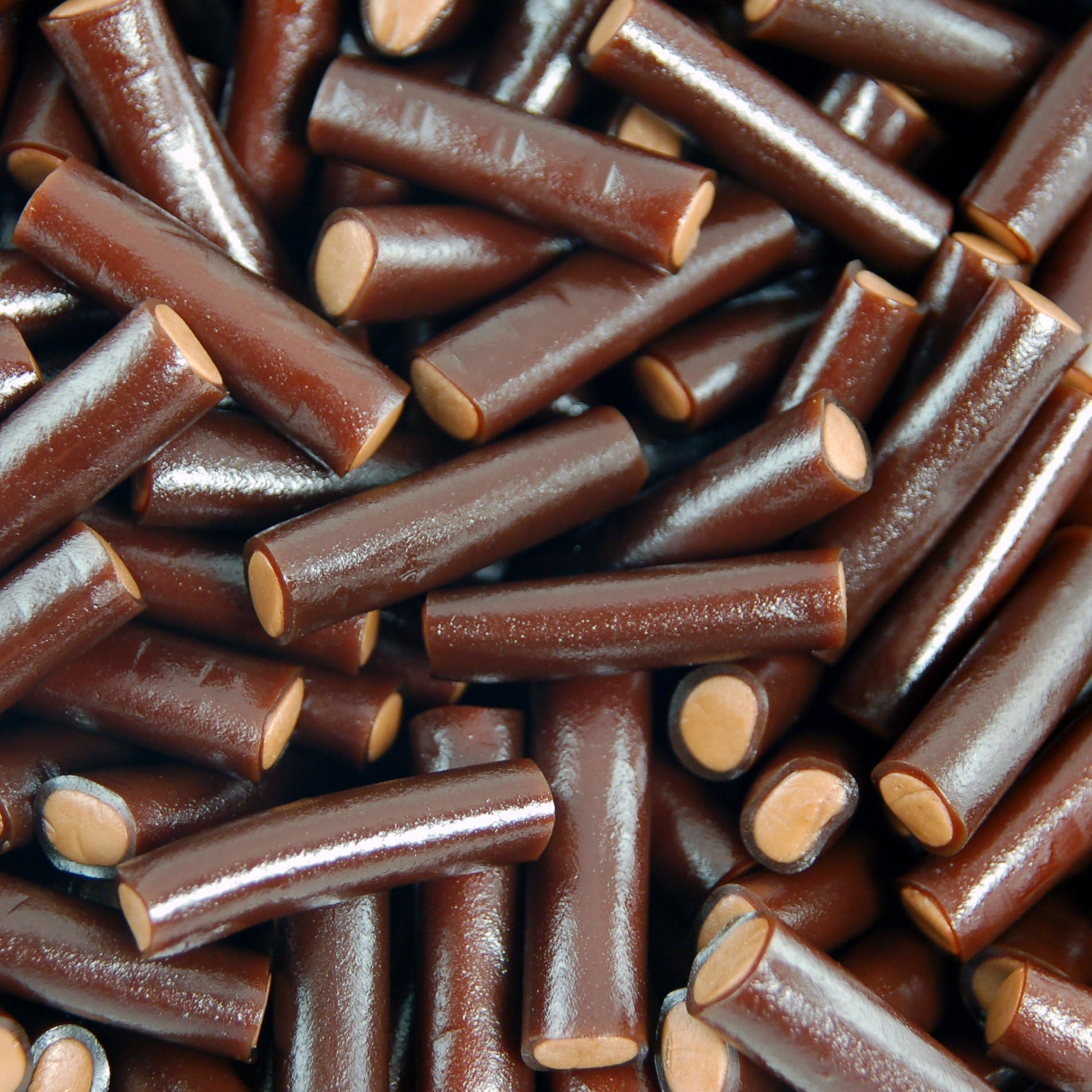 Toms Store Chocofanter (2 x 200g) - Chocolate liquorice pieces with confectionery filling