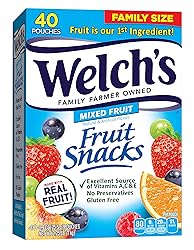Welch's Mixed Fruit, 0.9 oz, 40 Ct