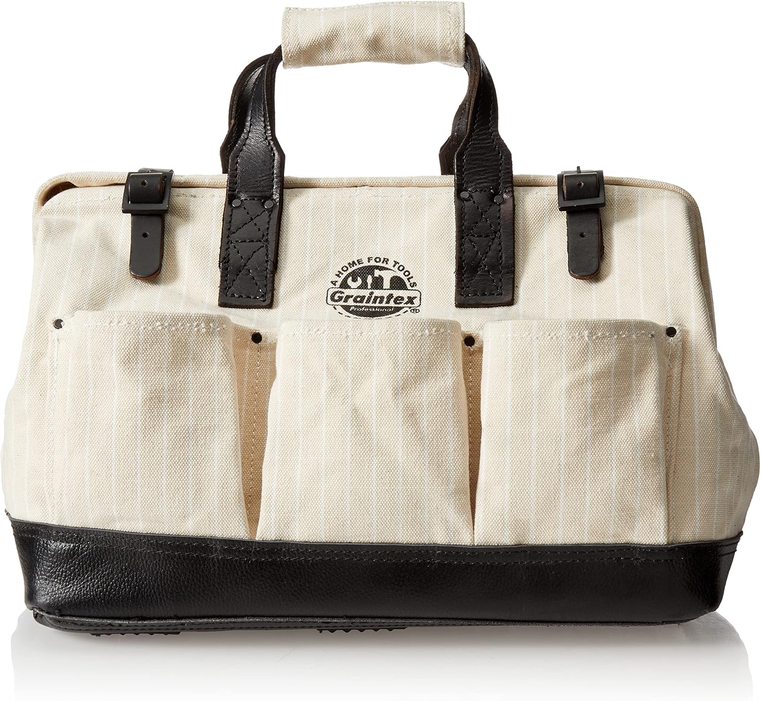 Graintex CB1154 18 Inch Mason's Canvas Tool Bag for Framers, Handyman, Contractors, Electrician's, Construction Workers