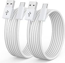 USB C Kabel, [2 Stück 2m+2m] 3.1A Ladekabel USB C Schnellladekabel, USB A auf USB C Kabel für Samsung S25 S24 S23 Ultra Note 10 iPhone 16 15 Pro Max iPad Pixel usw
