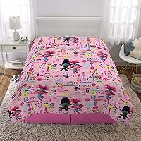 Vista 128 de Franco Ropa de cama para niños, edredón de microfibra suave, tamaño matrimonial, PJ Masks Paw Patrol Girls