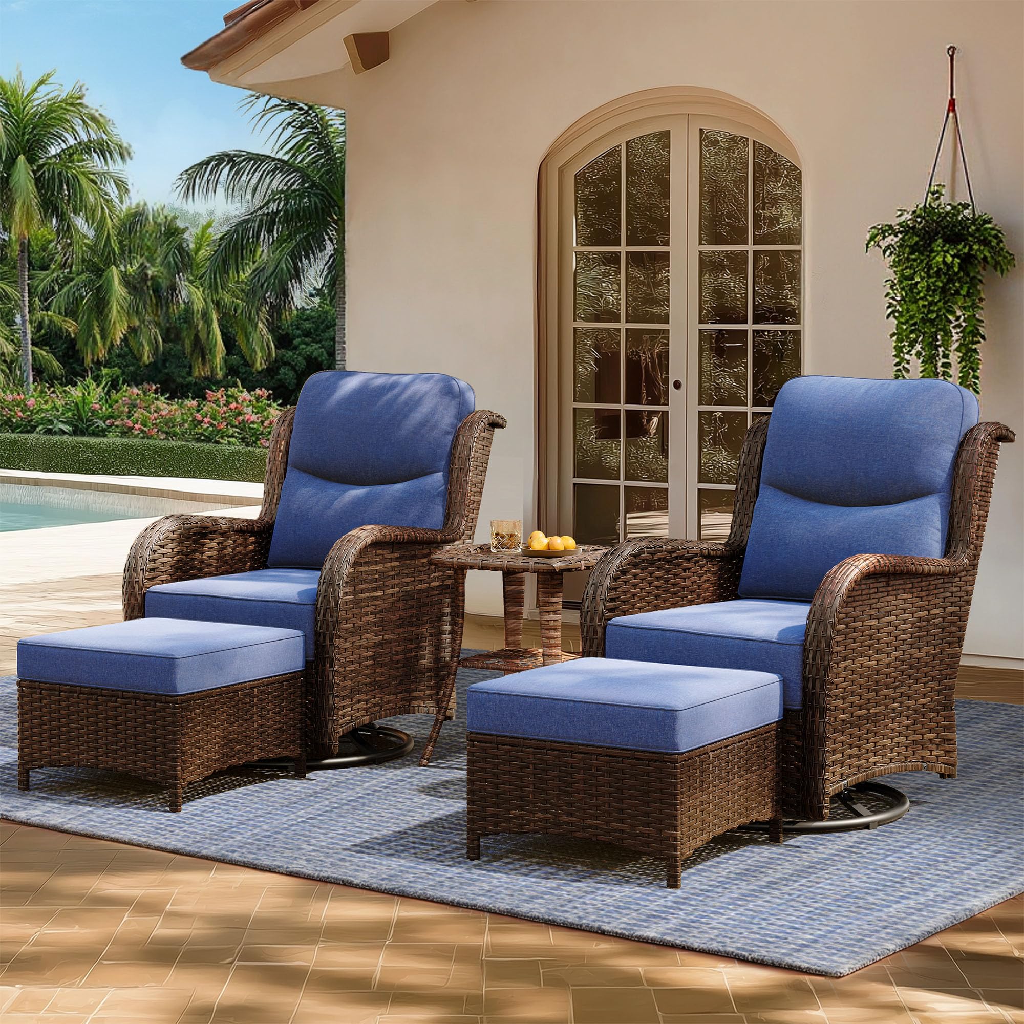 HILLGA Luxury Outdoor Patio Furniture Set