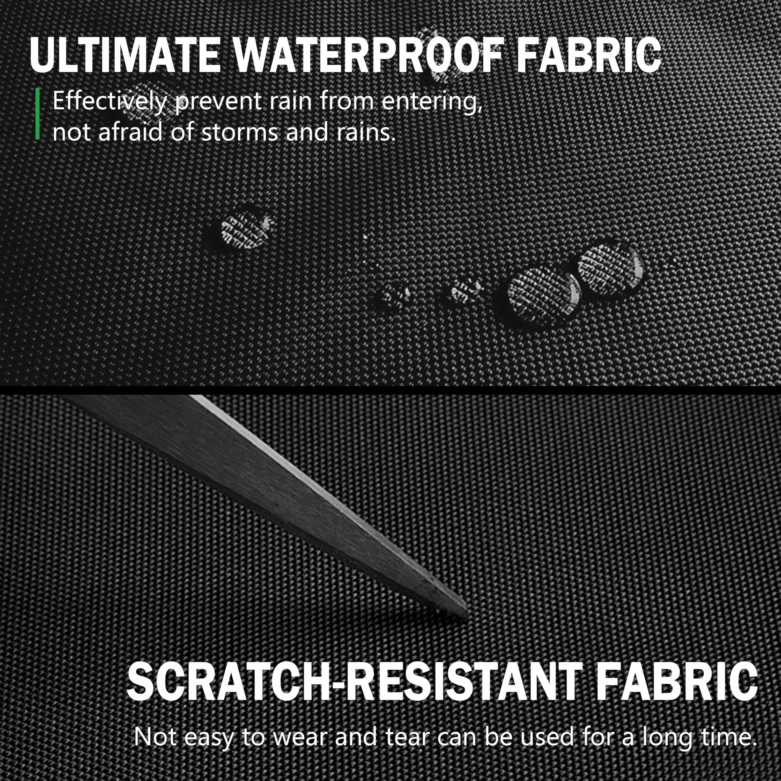 Custom Fit for Jeep Wrangler 4 Door Car Cover in Full Exterior All Weather Protection Waterproof Dustproof Sun — view 4