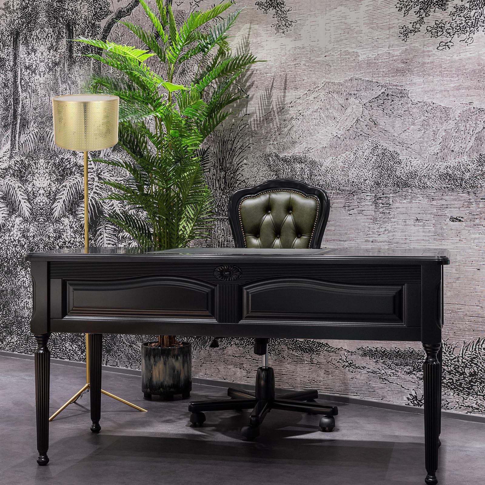 PLAFOPE Paralume Oro Attacco E27, Forma a Tamburo, Diffusore di Luce Morbida per Lampada da Tavolo e Lampada da Terra, Design Classico Artistico per Ambiente Domestico