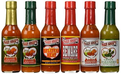 Marie Sharp's Hot Sauce 6 Pack Variety Set
