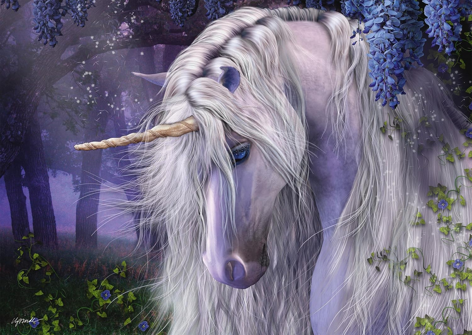 Schmidt Spiele 58510 Laurie Prindle Moonlight Serenade Jigsaw Puzzle 1000 Piece