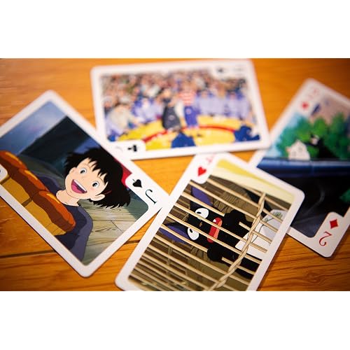 Jeu De Cartes Studio Ghibli – Kiki's Delivery Service Partie 2 – 52 Cartes – Coffret 12,5 X 2,5 X 7 Cm