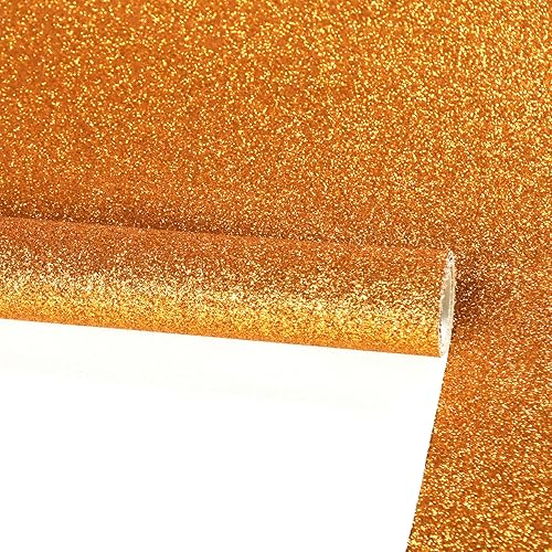 Miniatura 2 de HGUAN Rollos de piel sintética con purpurina de color sólido de 12 x 53 pulgadas, sábanas de piel sintética muy adecuadas para hacer manualidades,