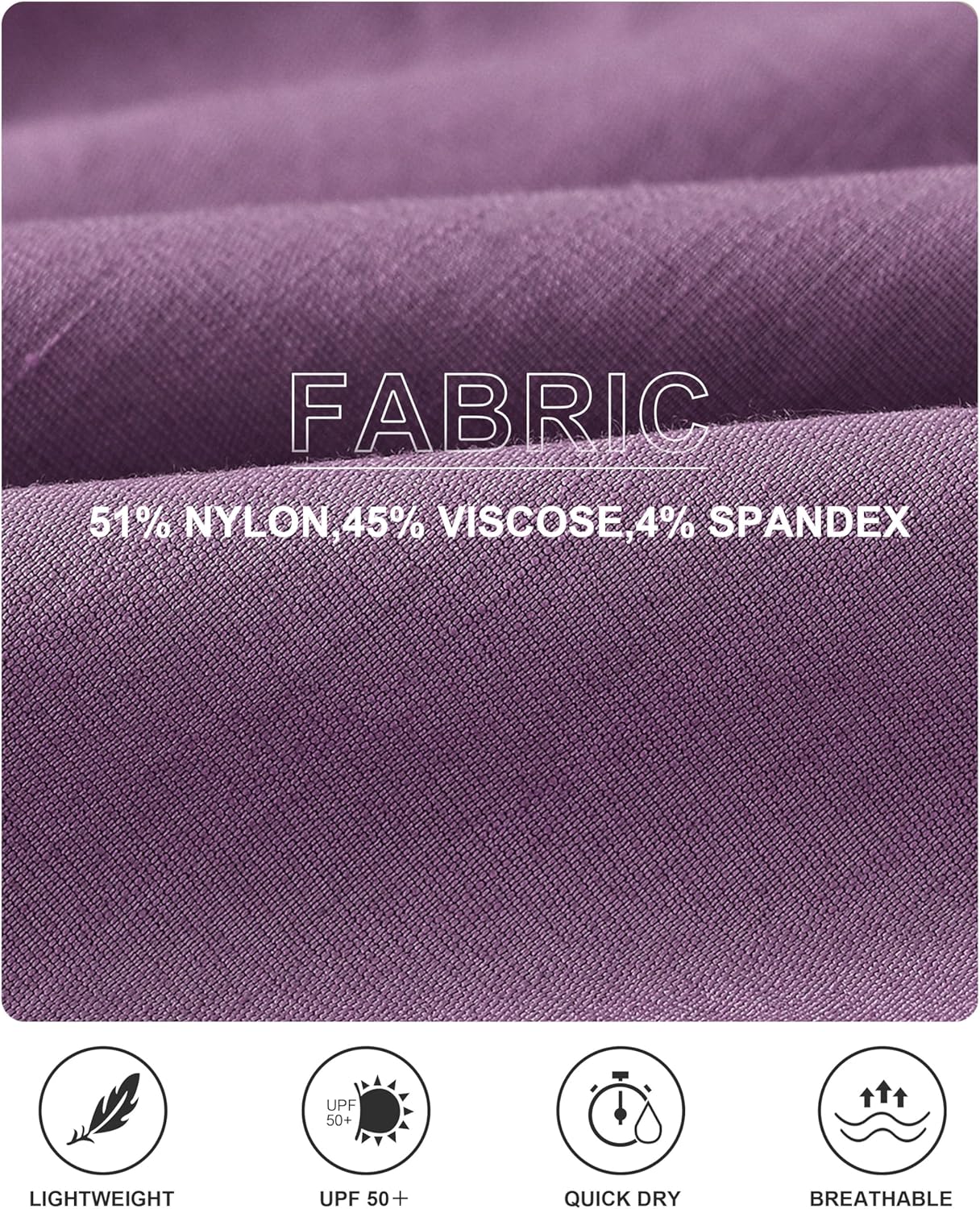 MoFiz Women's Cargo Capris Pants Loose Fit Casual Hiking Pants Lightweight Quick Dry Travel Summer Pants for Women - Image 5