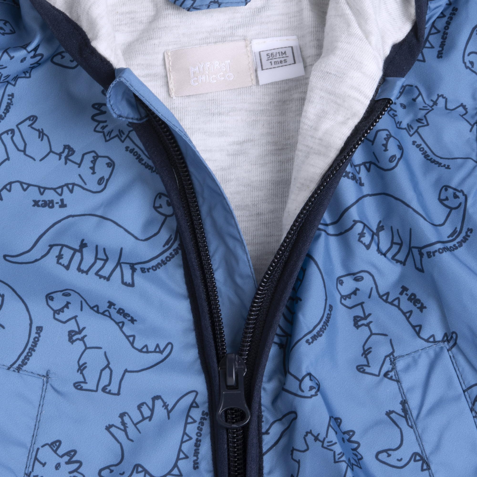 Chicco Giubbino Bimbo 0-24 con Comoda Chiusura a Zip, Look Casual 261_1