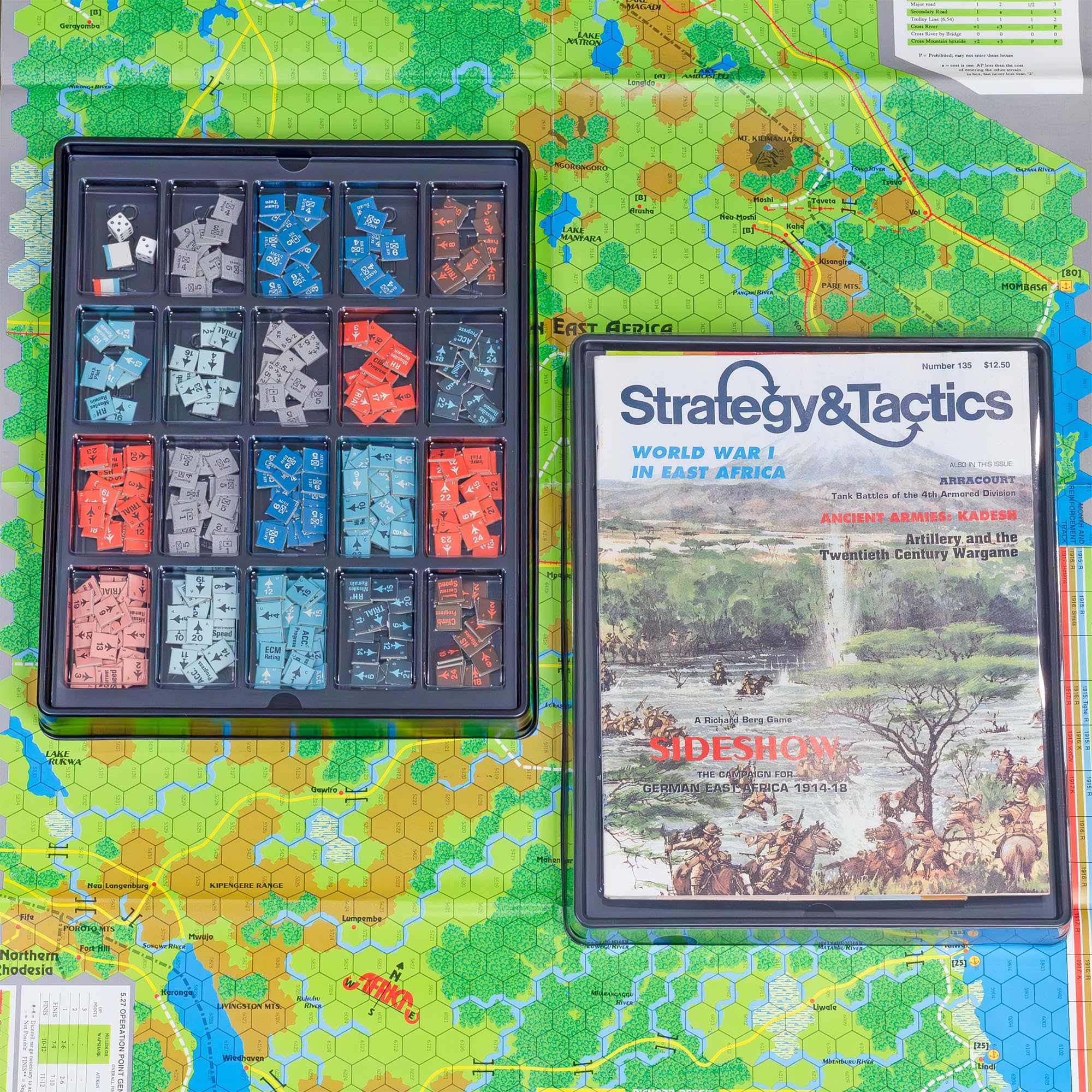 Toy Vault Wargaming Magazine Counter Trays (5-Pack); Flat Pack Tray Game Piece Storage