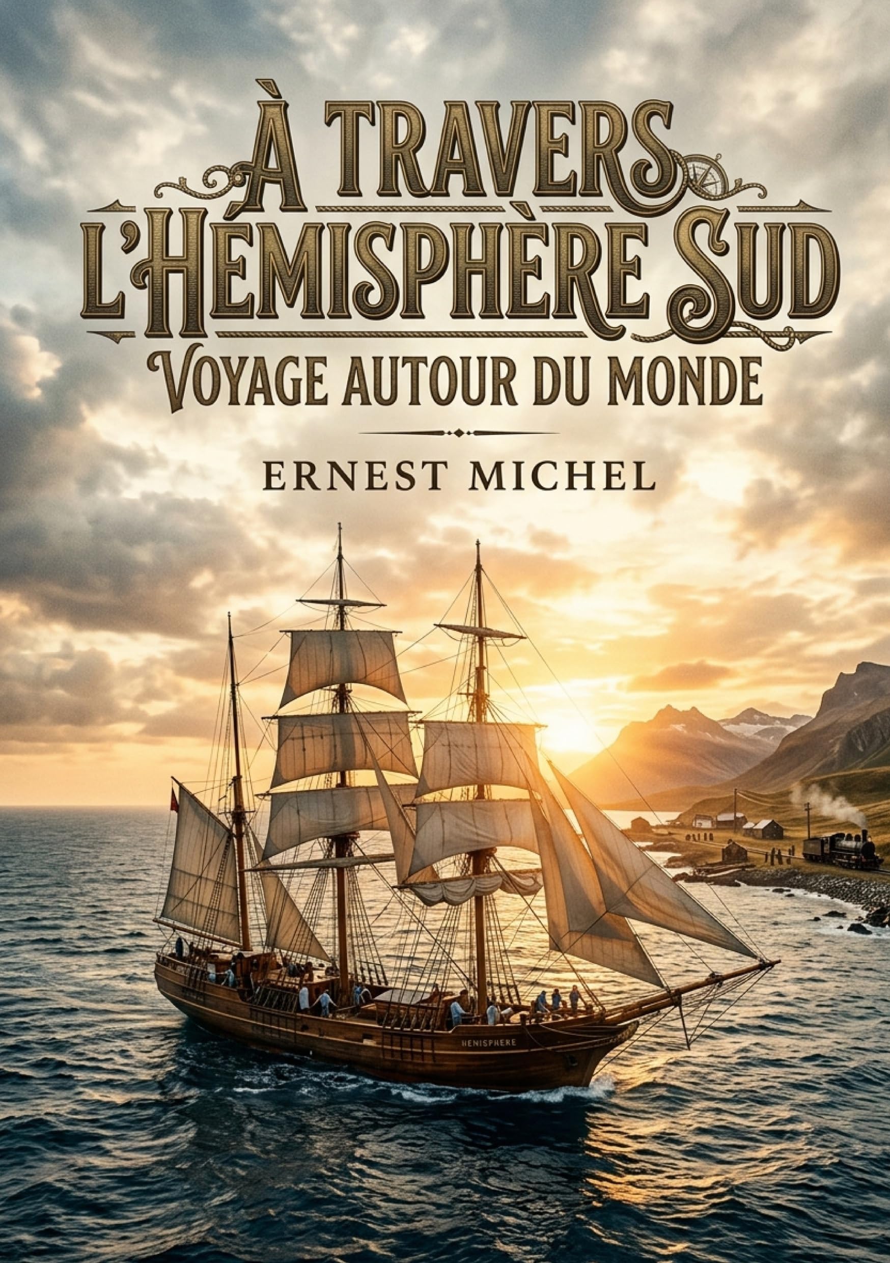 À Travers l'Hémisphère Sud - Voyage Autour Du Monde: Un récit de voyage autour du monde au XIXe siècle, explorant les colonies et les nations à travers l'hémisphère sud