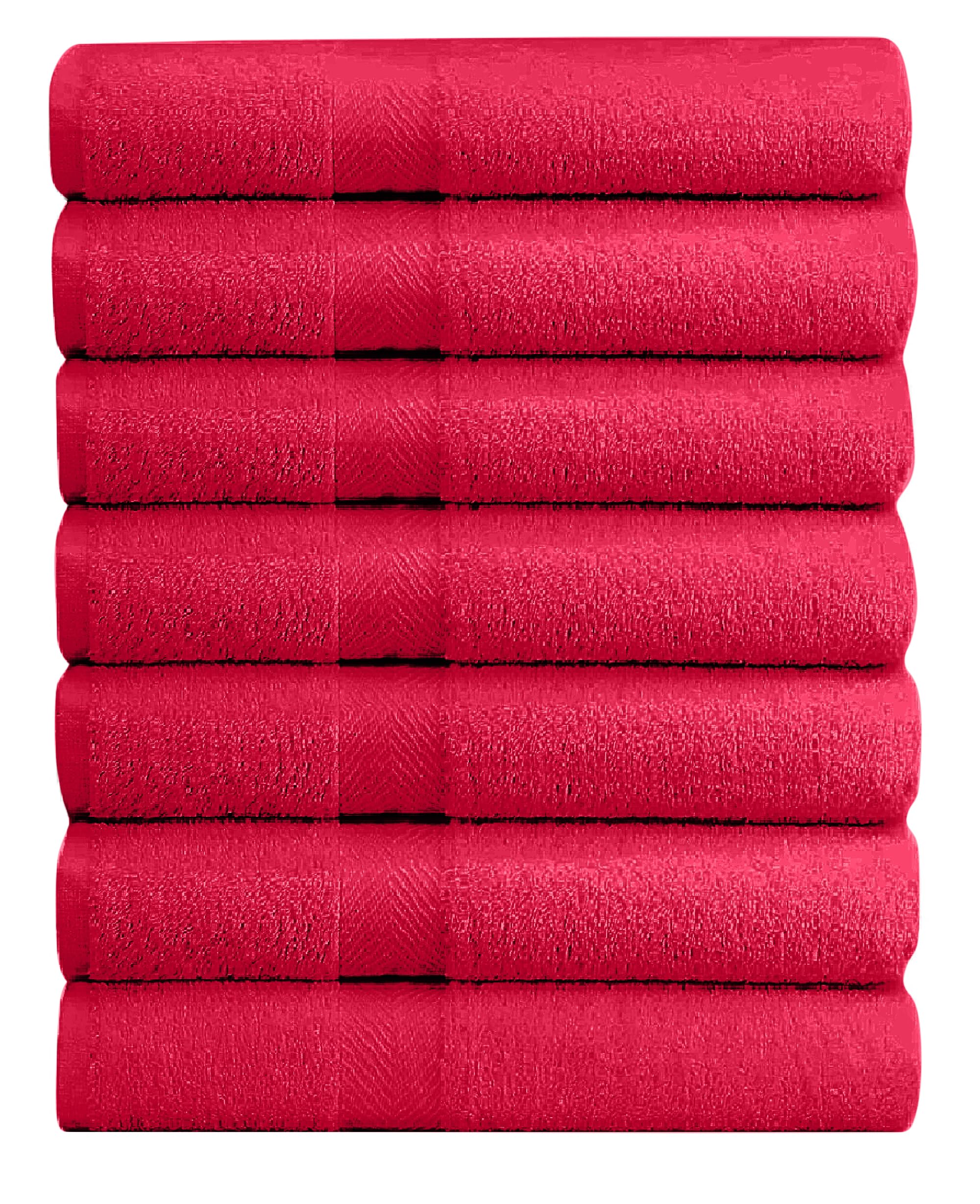 Opulent Dreams 100% Egyptian Cotton Towel Sets – Soft, Absorbent, Quick-Dry – Includes Bath Sheets, Bath Towels, Hand Towels, Flannels – Luxuriously Easy to Wash (Burgundy, Hand Towel (Pack of 7))