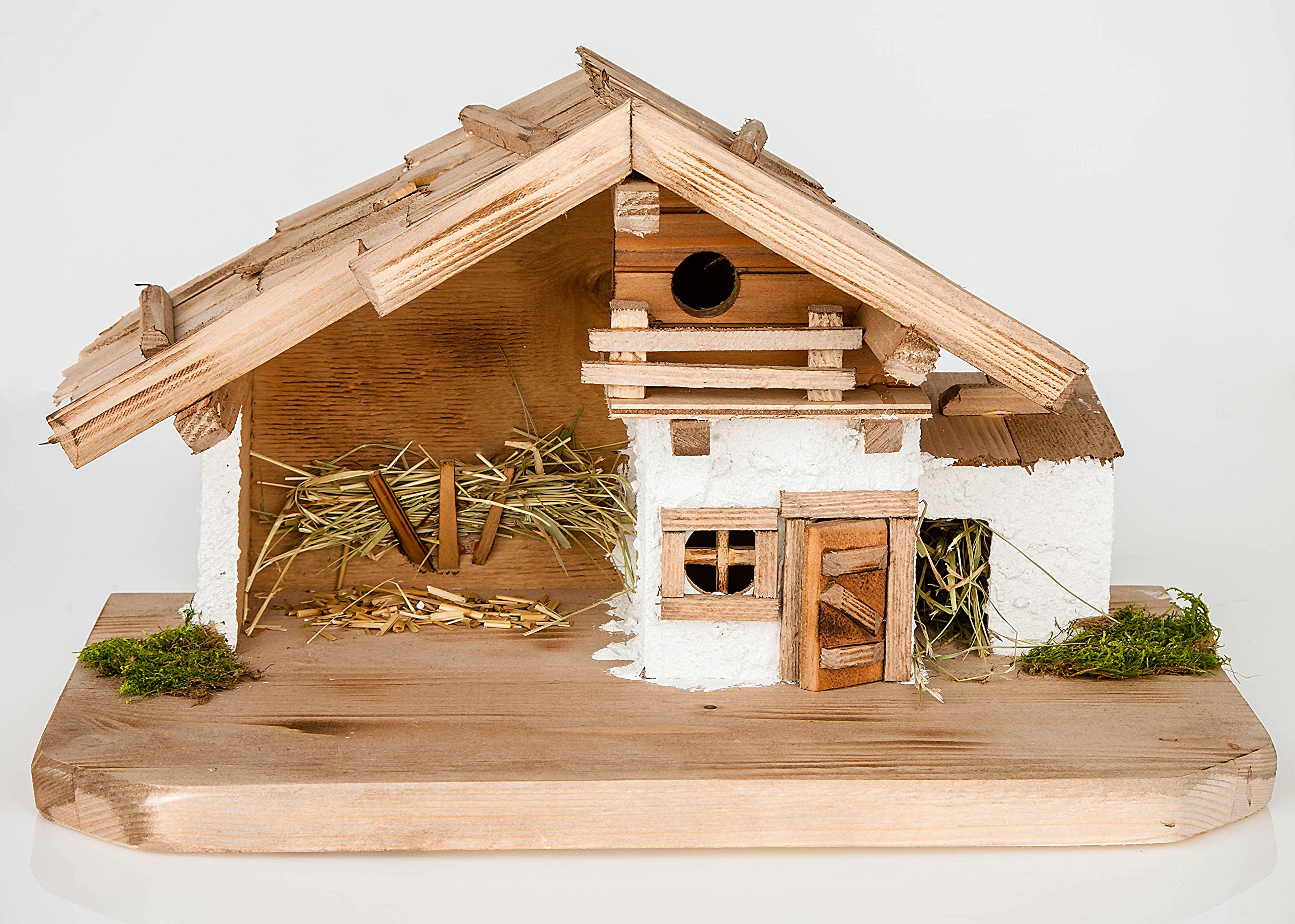 Weihnachtskrippe-(W17) Krippe Krippenstall Weihnachten-Weihnachtskrippen-