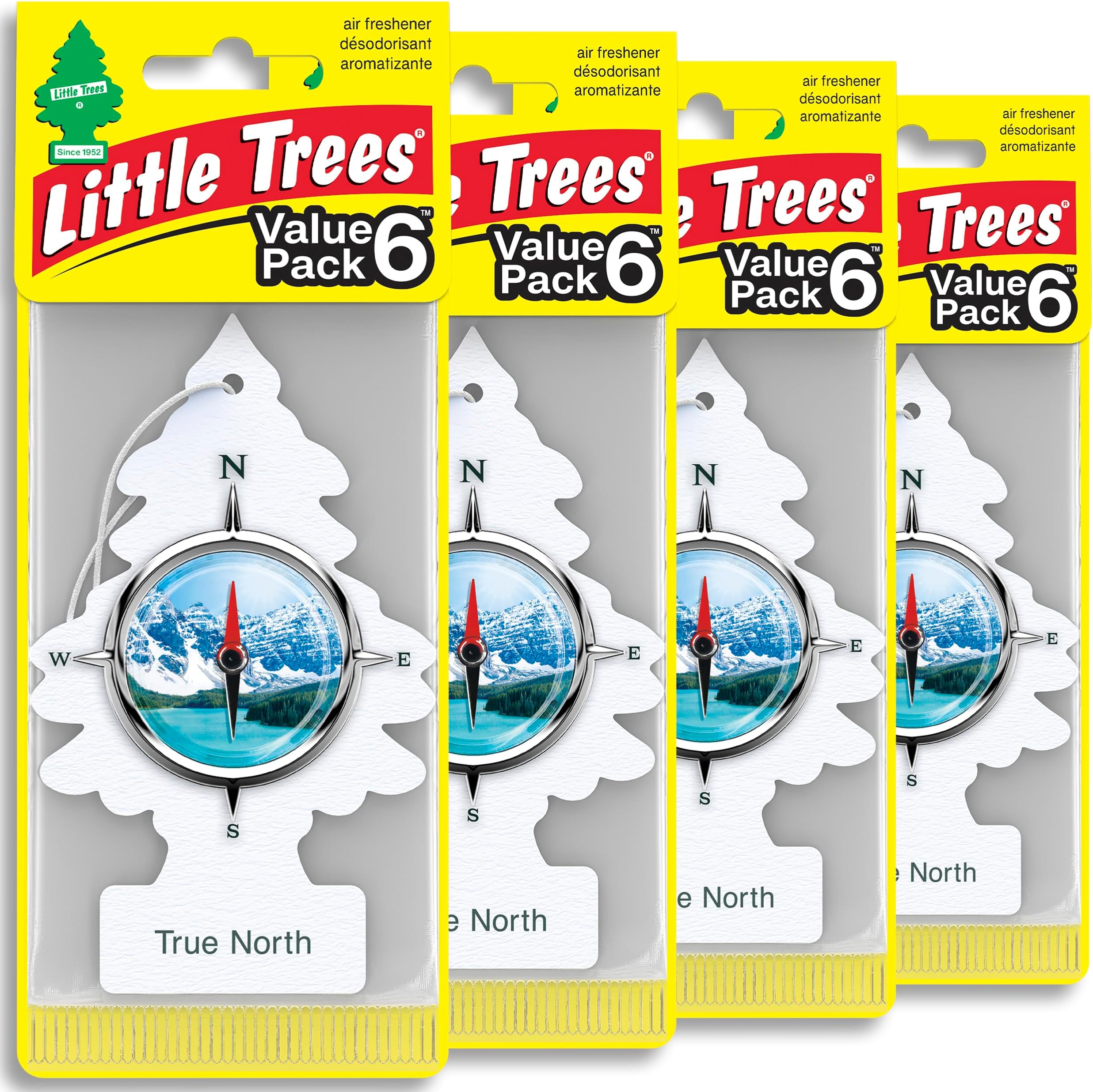 LITTLE TREES Car Air Freshener | Hanging Tree Provides Long Lasting Scent for Auto and Home | 24 Air Fresheners |True North