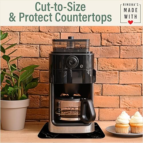 Miniatura 5 de RIMONA'S Camino de mesa térmico resistente al calor y salvamanteles para platos calientes, platos calientes impermeables para proteger la mesa y la