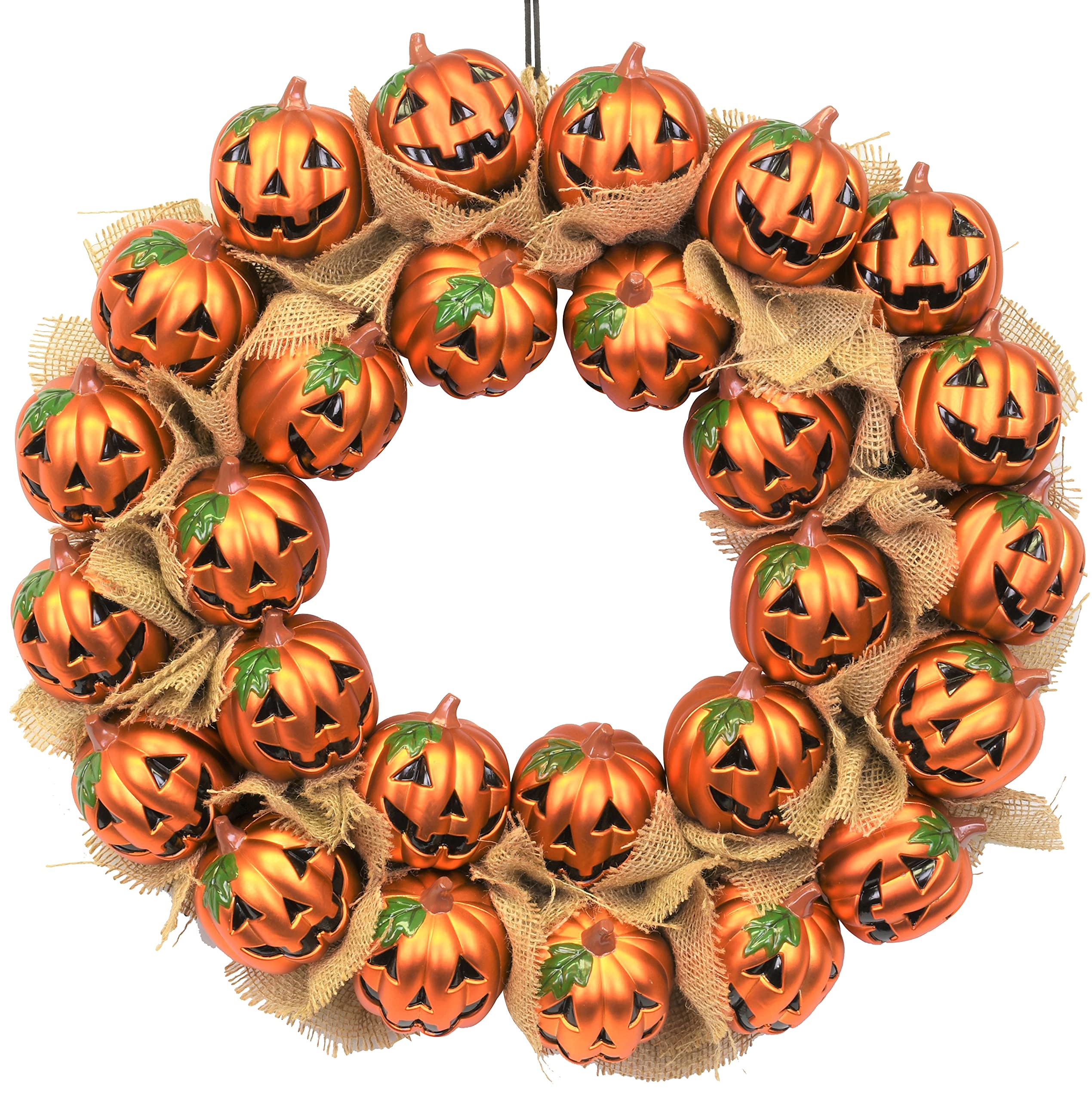 Guirnalda de calabaza Halloween facil de colgar que resuelve la decoracion de fiestas