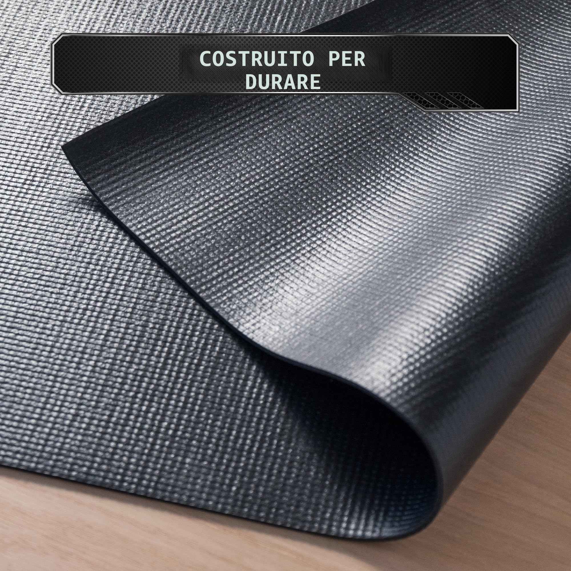 Precision Defined Rivestimento Cassetti Attrezzi e Banco da Lavoro (61 x 3 m), Nero – Tappetino Gomma Antiscivolo per Carrello da Lavoro e Cassetta Attrezzi – Tappetino per Cassetti Officina
