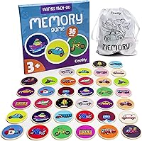 Vista 11 de Juego de emparejamiento de madera inspirado en Montessori para niños pequeños de 2 a 4 años - Juego duradero, resistente a los arañazos de 36