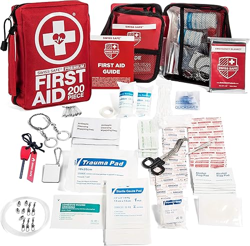 Kit de primeros auxilios de lujo 200 unidades artĂculos mĂ©dicos FDA para el hogar la oficina y camping además trae elementos para supervivencia al Kit de primeros auxilios de lujo 200 unidades artĂculos mĂ©dicos FDA para el hogar la oficina y camping además trae elementos para supervivencia al
