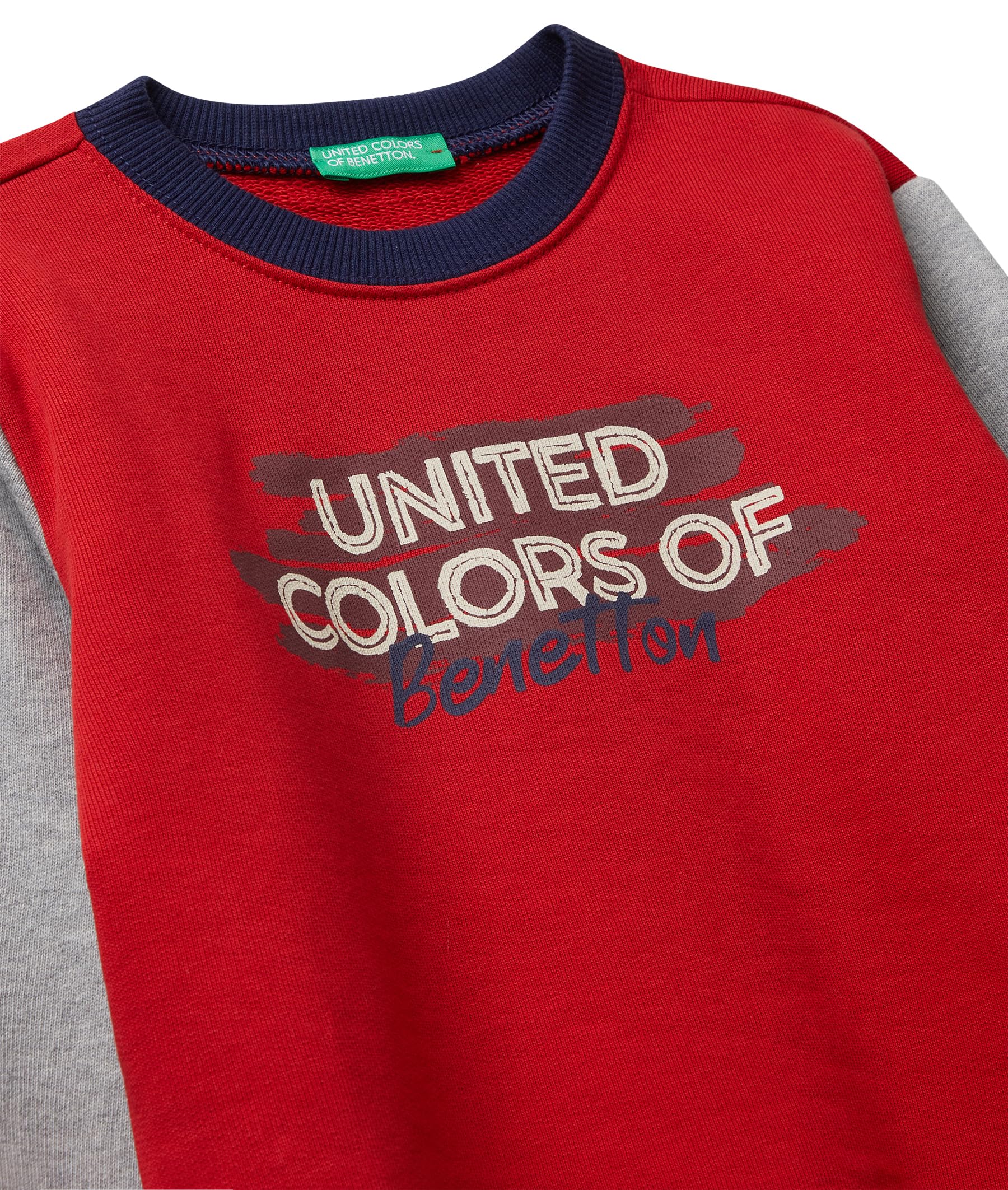 Image secondaire de Pull Enfant Multicolore en Coton Bio - United Colors of Benetton