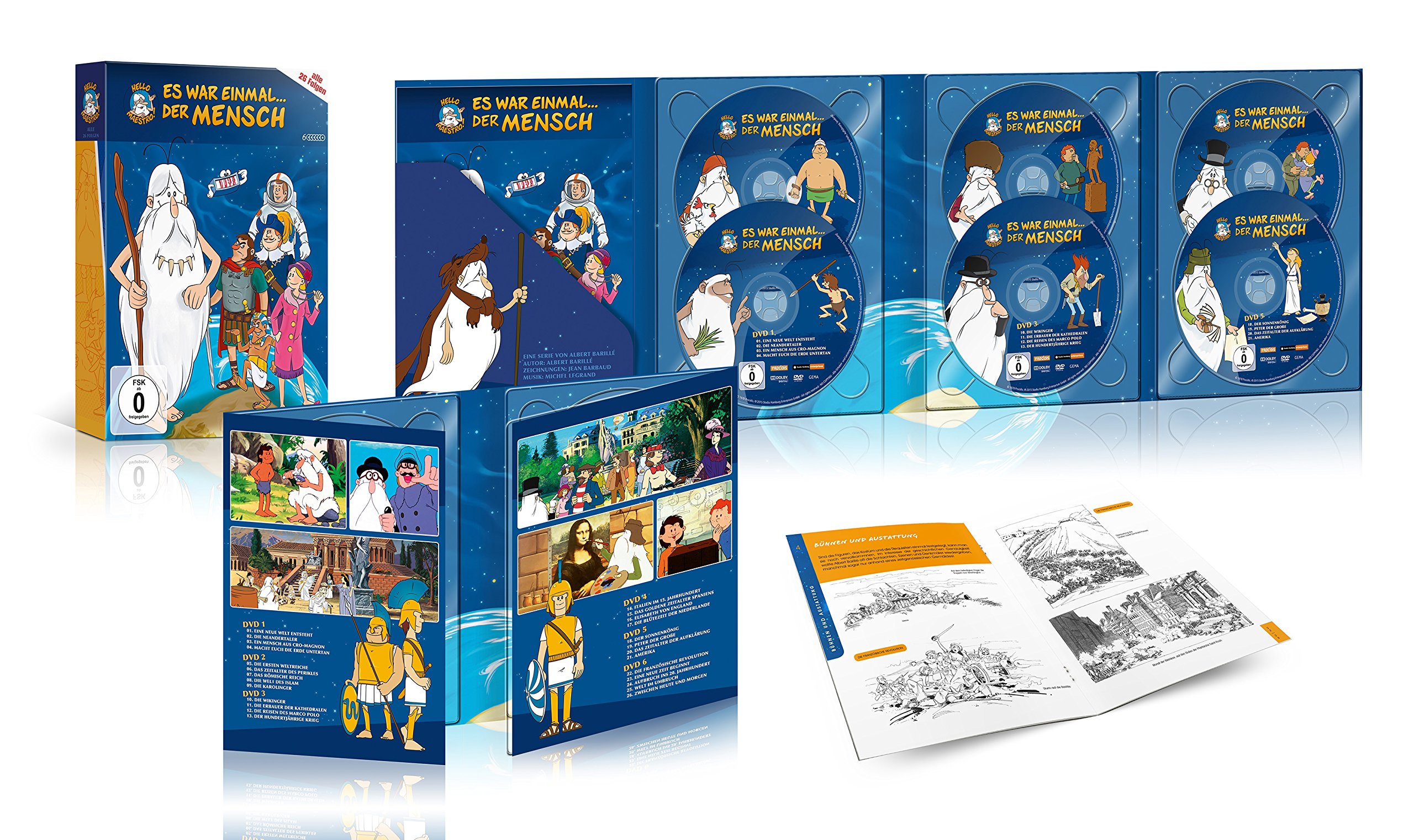 Es war einmal... Der Mensch - Komplette Staffel 1 [6 DVDs]