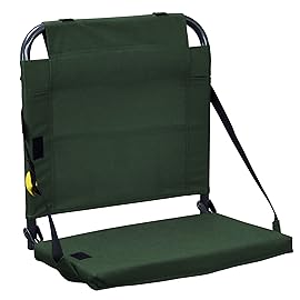 GCI Outdoor BleacherBack Stadium Seat with Adjustable Backrest, Hunter