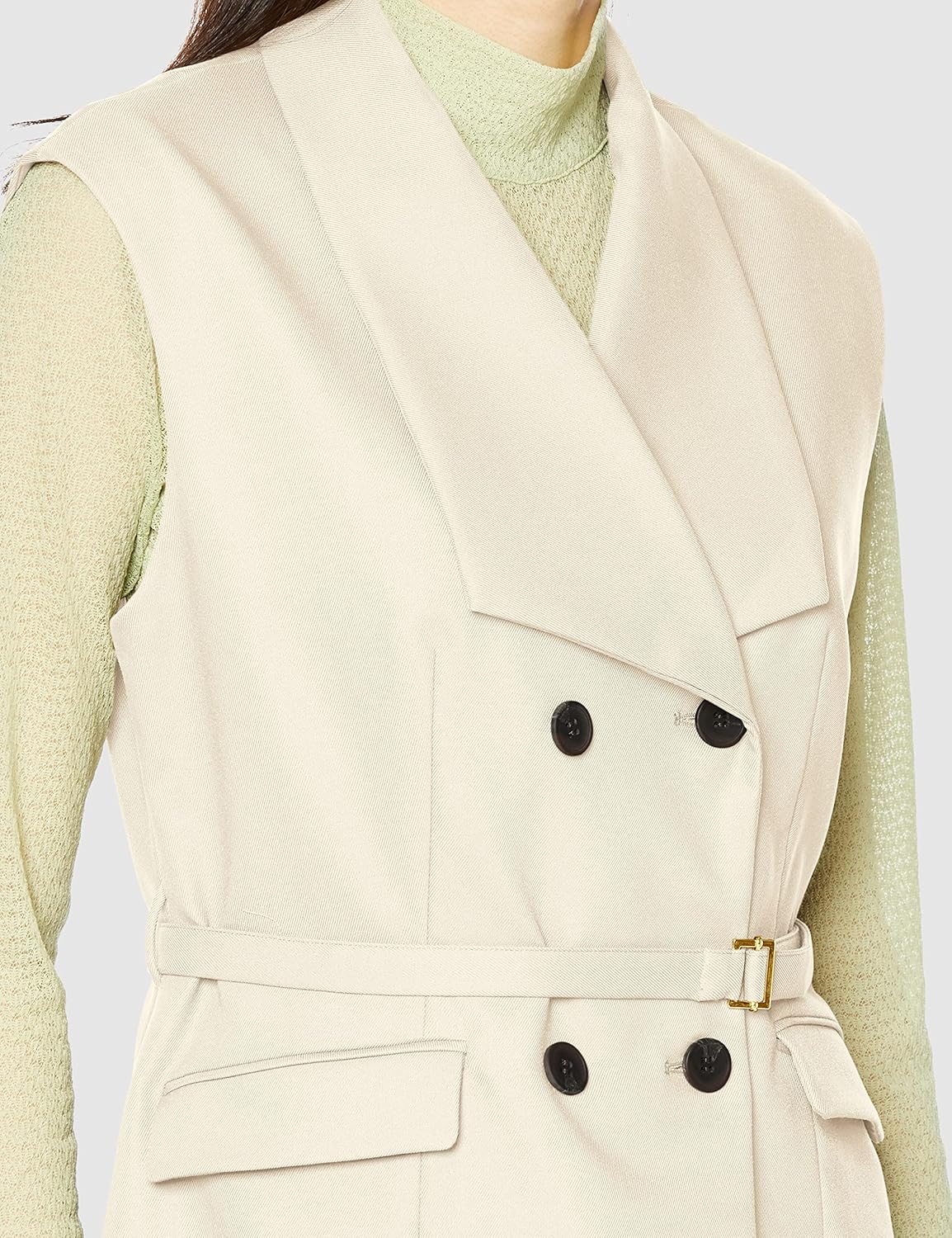 Amazon.co.jp: [リリーブラウン] ジレ&ストレッチレースワンピース  