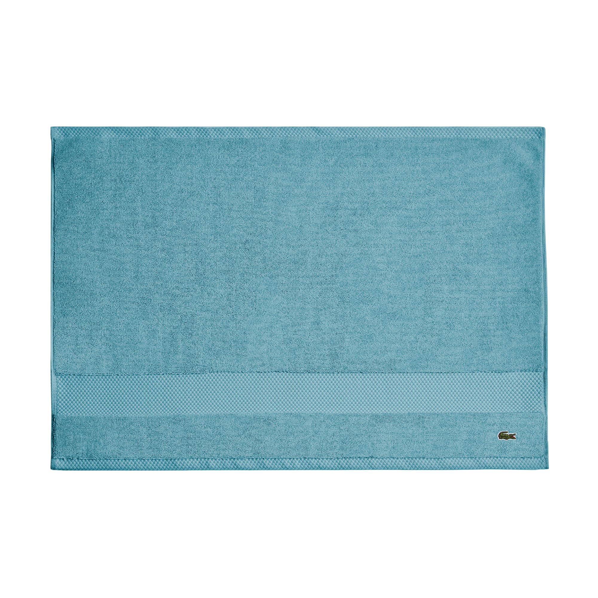 Lacoste Heritage Supima - Tapete para bañera de algodón, Celestial, 21 x 31 Pulgadas