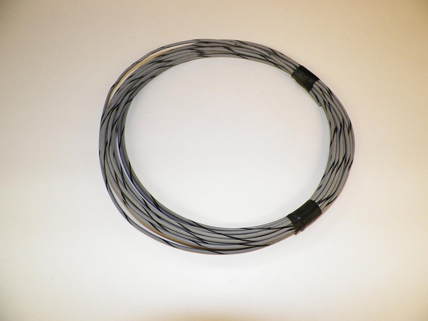 Gray/Black Striped Automotive GXL Copper Wire, 16 GA, AWG, Gauge. Truck, Motorcycle, RV. General Purpose. DEFFERENT Lengths Available, Select Length Below (50 Foot Coil)