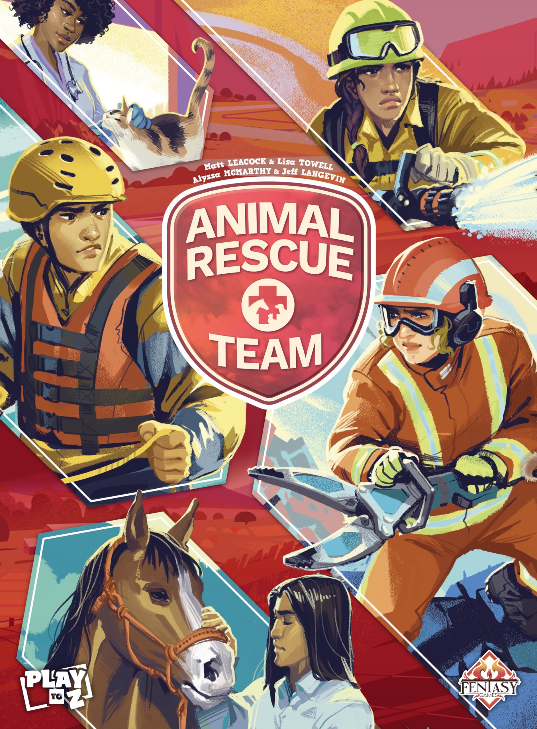 Asmodee - Animal Rescue Team - Fentasy Games - Jeu coopératif Animaux - stratégie Sauvetage - dès 14 Ans - 1 à 4 Joueurs - 45 Minutes - en français Version Française