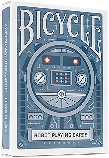 Penguin Magic Bicycle Robot Playing Cards