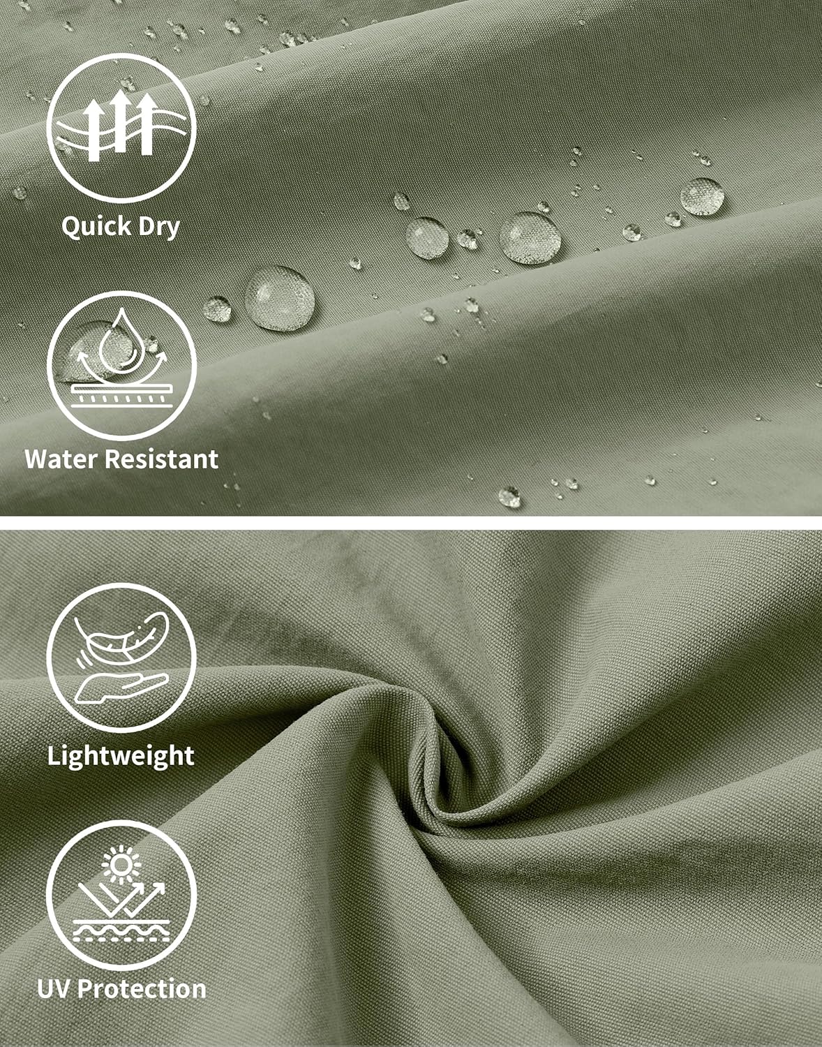 Pioneer Camp Men's Hiking Cargo Pants Lightweight Quick Dry Outdoor Water Resistant Work Tactical Pant for Men Travel Fishing - Image 5