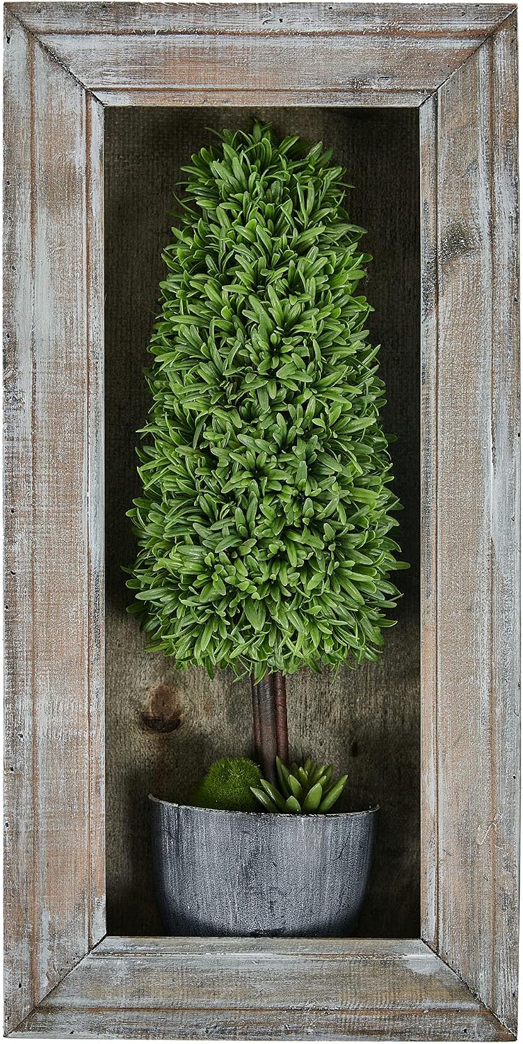 Room & Bloom Artificial Succulent Wall Art Flower Decor Kitchen Decorations Lounge Room Dining Room Picture 3D Living Room Floral Framed Fake Faux Hanging Succulents House Decor Green Hanger