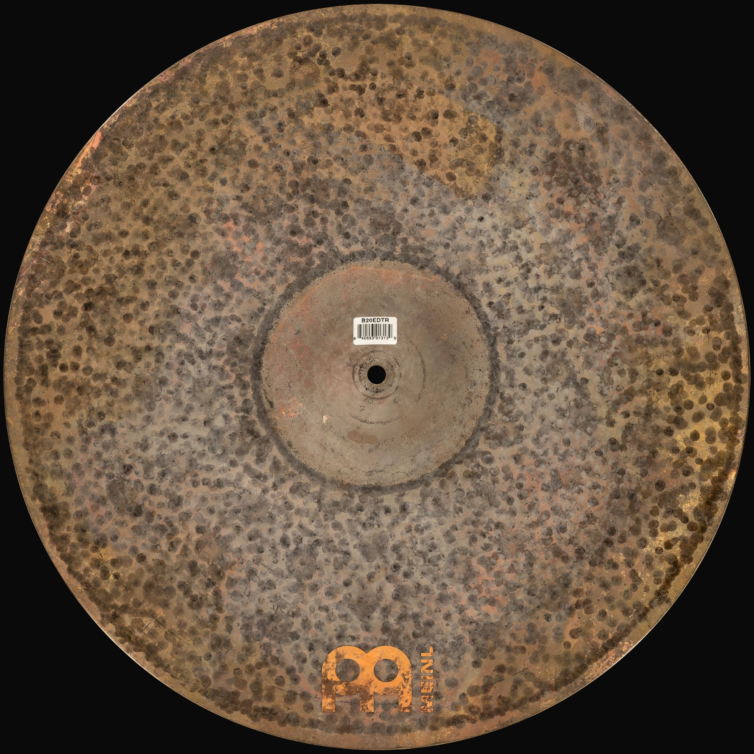 Meinl Cymbals Byzance Extra Dry Cymbale Ride Thin 20 pouces (50,80cm) pour Batterie - B20 Bronze, Finition Brute et Traditionnelle (B20EDTR)
