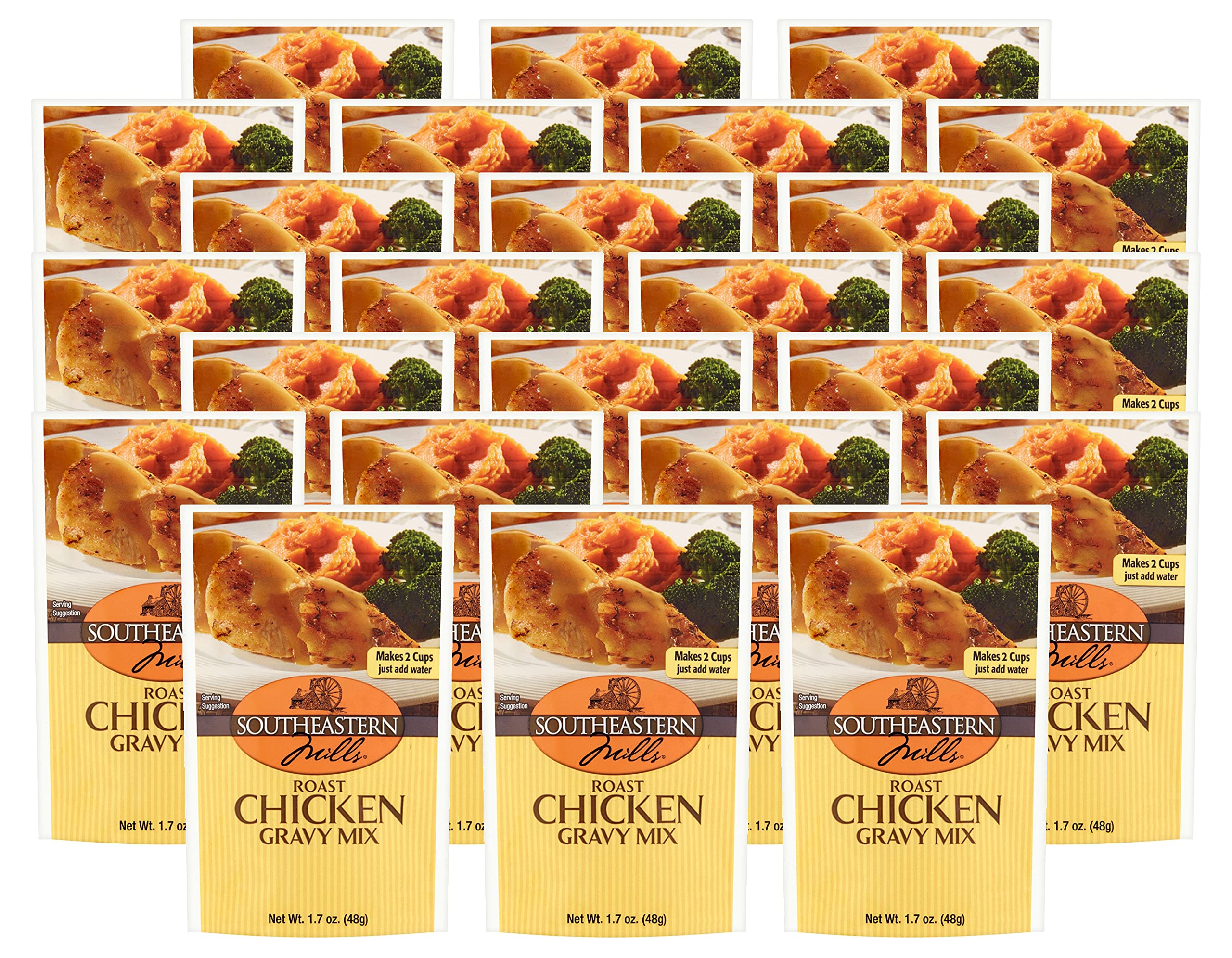 Southeastern Mills Roast Chicken Gravy Mix, 1.70-Ounce (Pack of 24)