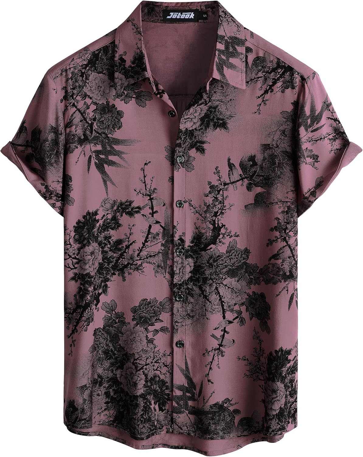 Mens Hawaiian Shirt Short Sleeve Button Down Tropical Shirts Casual Floral Summer Beach Shirt