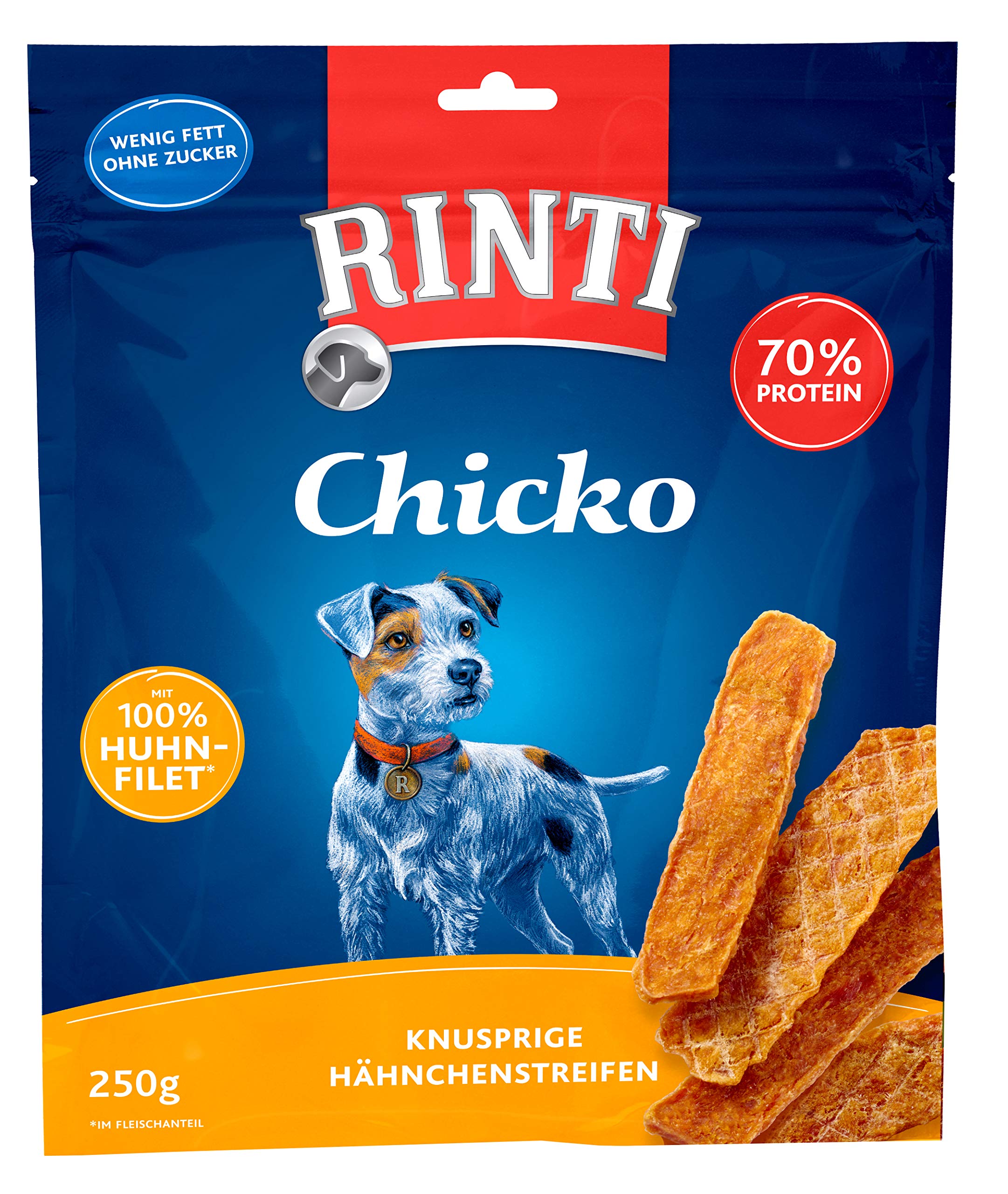 Rinti Extra Chicko kurczak, 3 sztuki w opakowaniu (3 x 250 g)