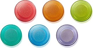 MessageStor Round Magnets for Dry Erase Board, Glass White Board, Bulletin Board, Refrigerator - Rare Earth Neodymium Magnet, Assorted (6 Pack)