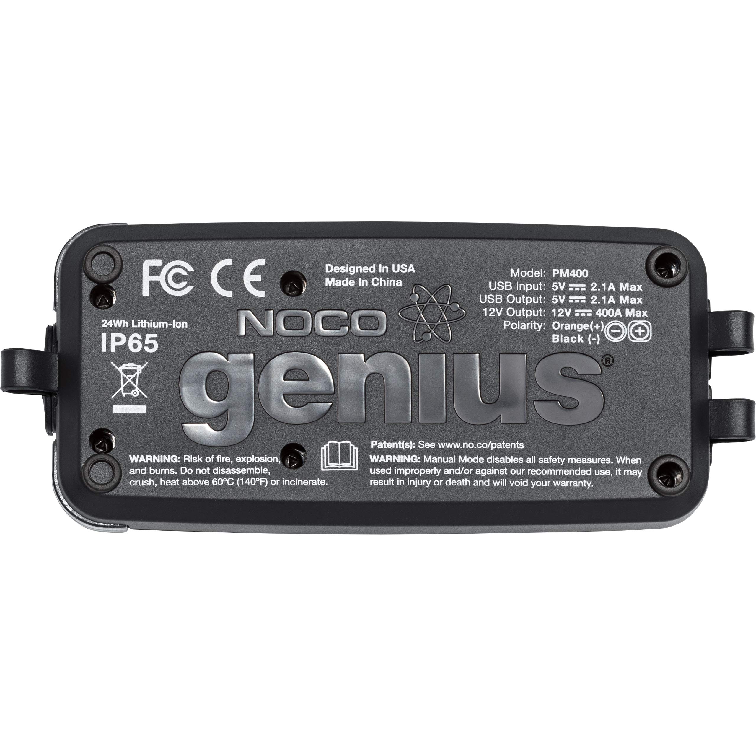 Hi-Q Tools KFZ Ladegerät Autobatterie Auto Motorrad Ladegerät Starthilfegerät/Powerbank PM400, 12V, 400A, 24Wh, Unisex, Multipurpose, Ganzjährig, Plastik, schwarz