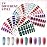 Maitys 336 Pieces 24 Sheets Full Wrap Nail Polish Strips Stickers Self Adhesive Gel Nail Strips Art Decals with File for Women DIY Decorations(Shiny Style)