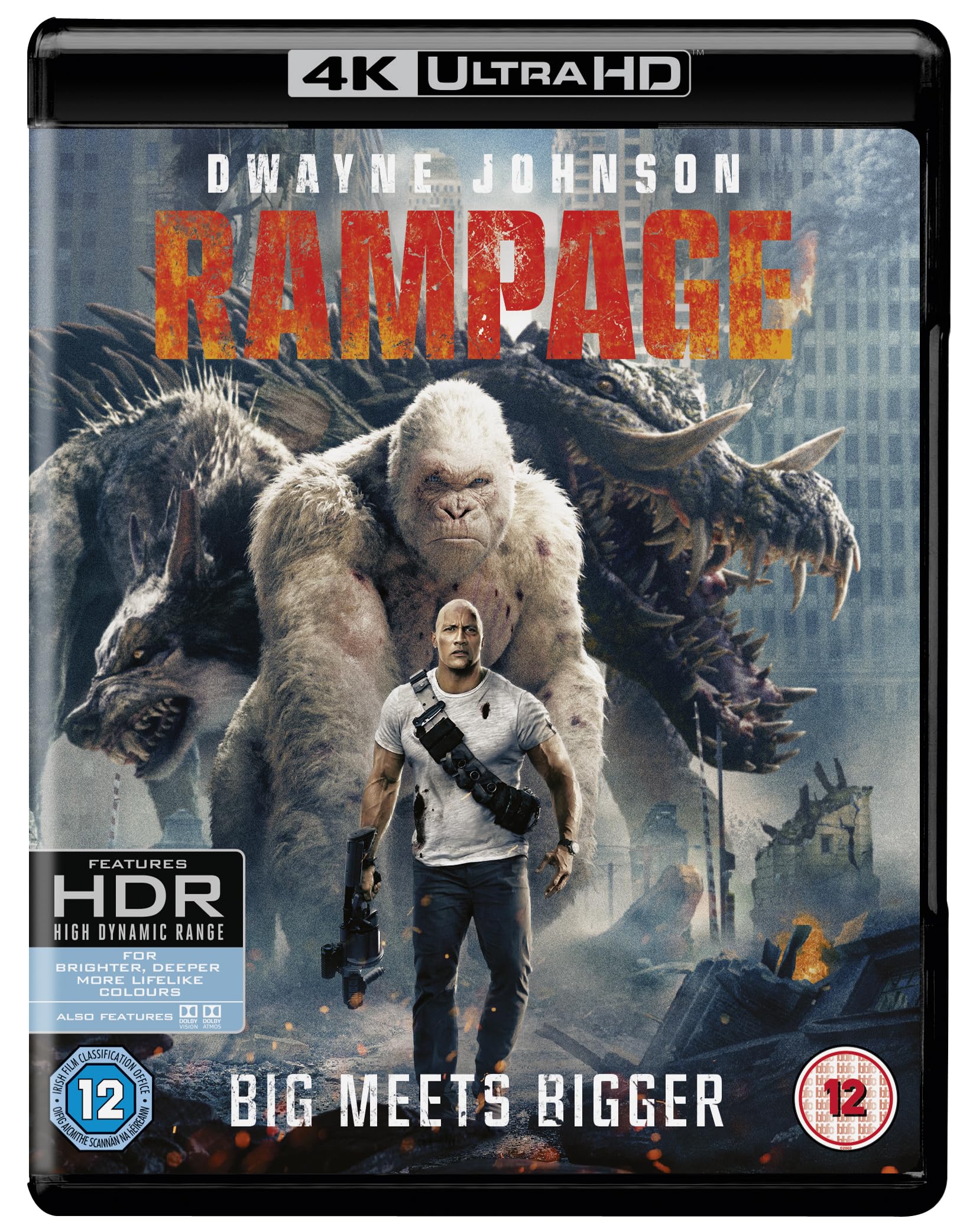 Rampage 4K UHD Blu-ray New Sealed